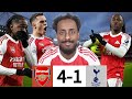 ARSENAL DESTROYED TOTTENHAM 4-1 + EZE HATTRICK | Arsenal 4-1 Tottenham Reaction