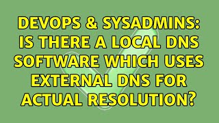 Celebrity DevOps & SysAdmins: Is there a local DNS Software which uses external DNS for actual resolution? Net Worth