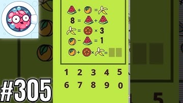 Brainwash Level 305 answer MATH - Gameplay Solution Walkthrough