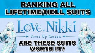 LOVE NIKKI ✺ Ranking all Lifetime/Hell suits - Should you complete these suits