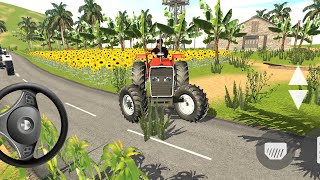 India Tractor driving 3D new game video  1 missions 🚜# Ajay RATHORE 292 screenshot 5