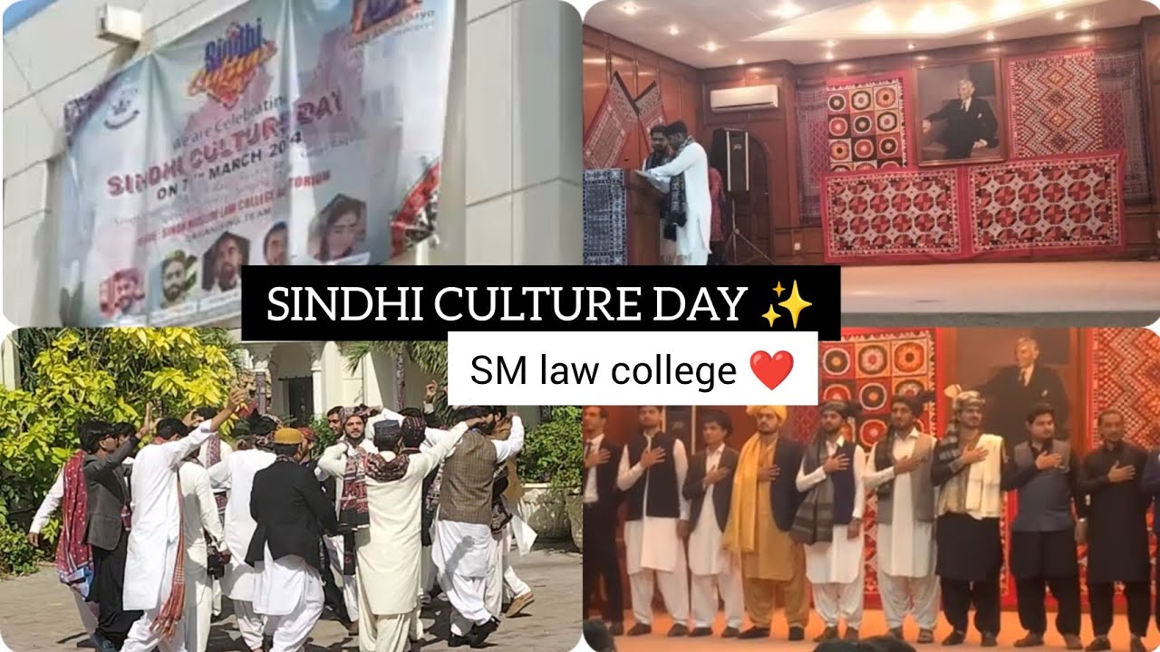 SINDHI CULTURE DAY vlog 💕/ SM law college Karachi 😊😻