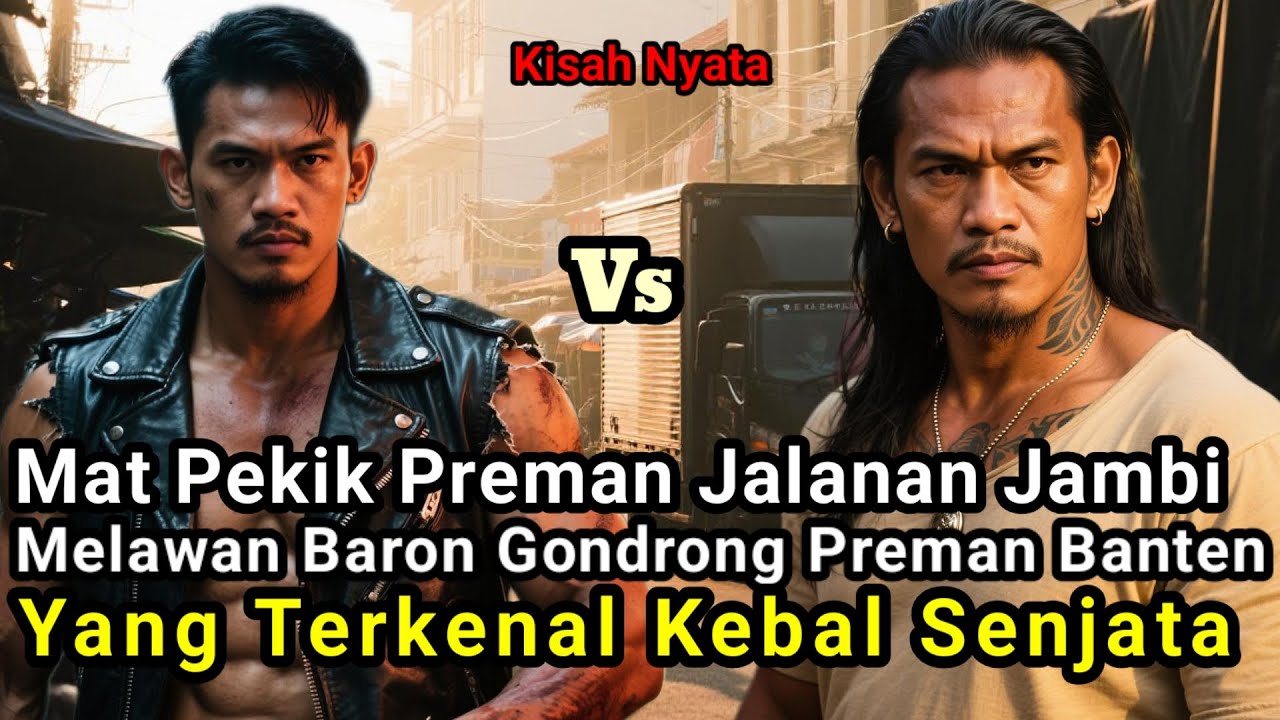 Kisah Nyata❗Pertarungan Dua preman Tak Terkalahkan, Mat Pekik Vs Baron Gondrong Siapa Yang Menang.. 