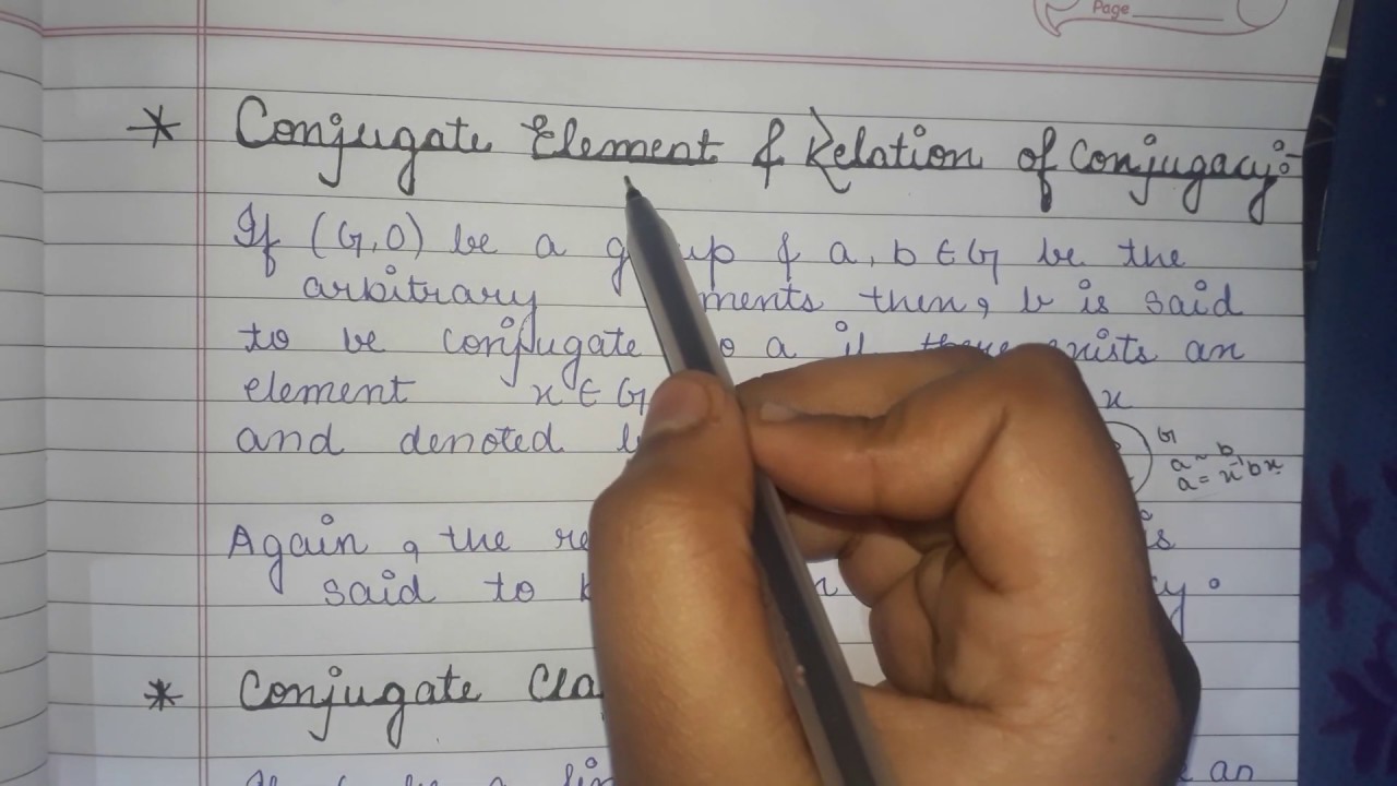 what-isconjugate-element-relation-of-conjugacy-conjugate-class-self