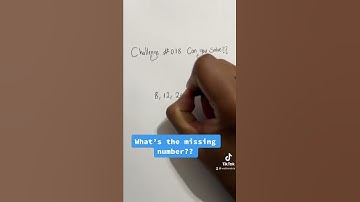 Can You Find The Missing Number? [ Puzzle ] #shorts #maths