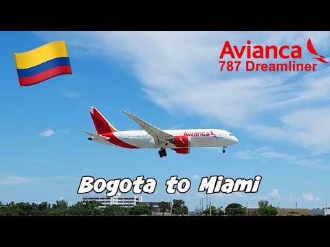 🇨🇴 Bogota BOG - 🇺🇸 Miami MIA -  Avianca Airlines Boeing