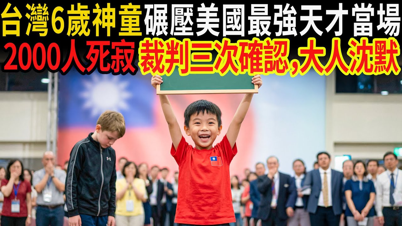 台灣6歲神童完爆美國最強天才，全場2000人死寂，裁判三次確認後的真相讓大人集體沈默！#感人故事 #老年故事 #口述故事 #人生故事