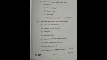 HPU BBA 3rd sem Question paper (Macroeconomics)