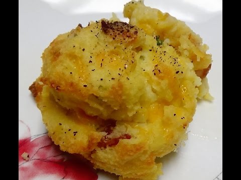 Southern Comfort Food, Potato Cakes Made Into Potato Muffins, a Healthier Dish