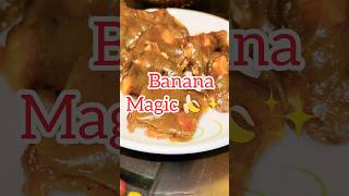 2 Ingredients Banana Mithai 🍌 😳|No Sugar Sweet Recipe    Bas 2 cheezon se banao ye mithai!#shorts