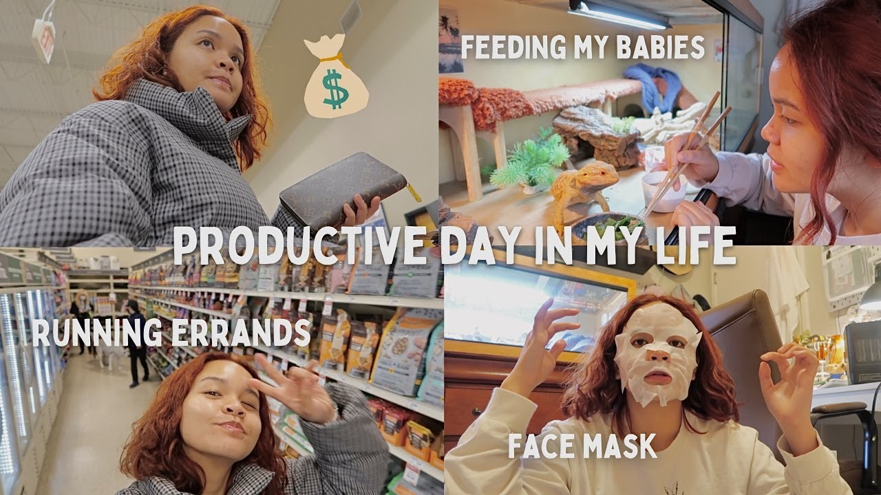 a *VERY* productive day in my life (running errands, feeding my babies ...