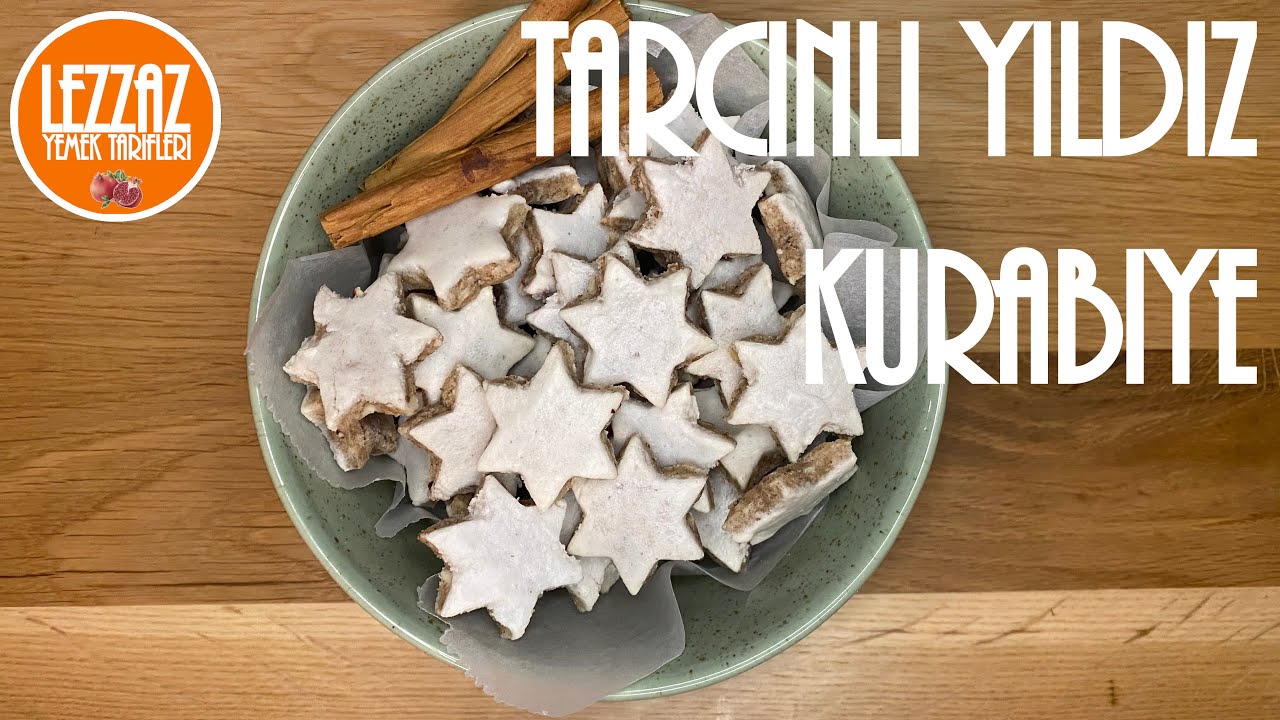 Mükemmel Tarçınlı Yıldız Kurabiye Tarifi | Noel Kurabiyesi | ZIMTSTERNE | LEZZAZ Yemek Tarifleri
