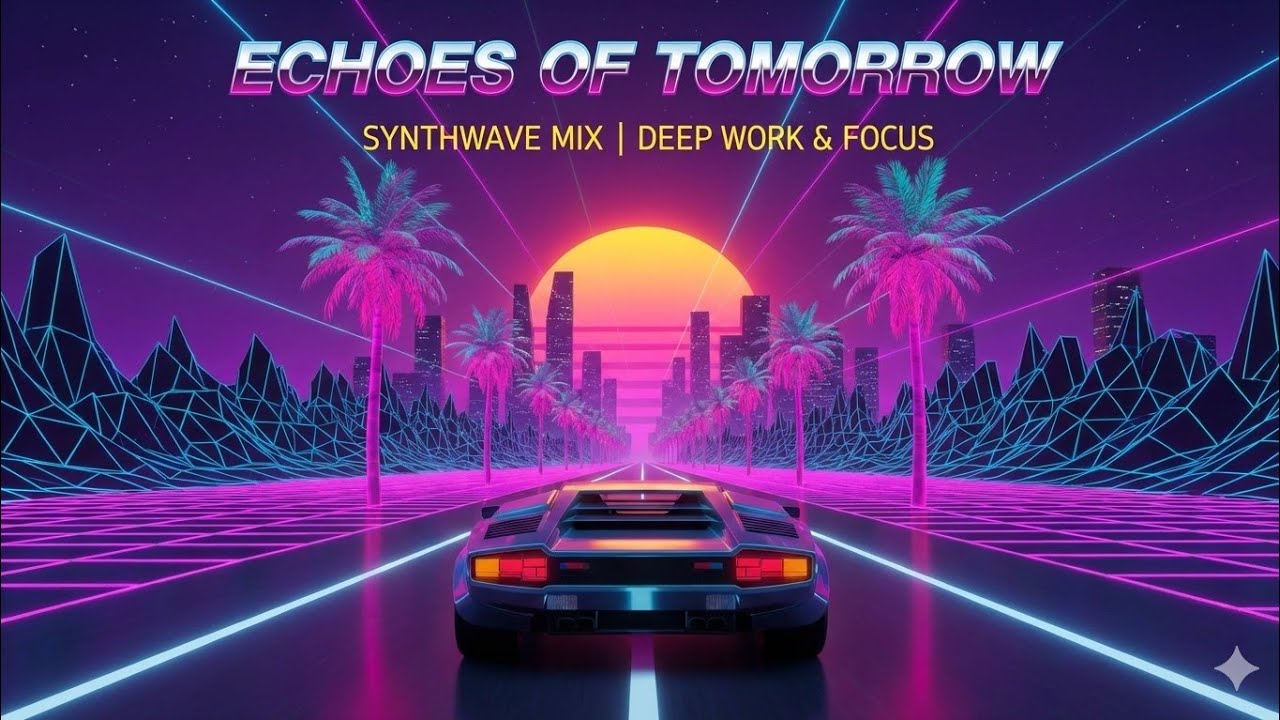 30 MIN Synthwave Mix: UNUNTERBROCHENER FOKUS 👽 | Retrowave Music