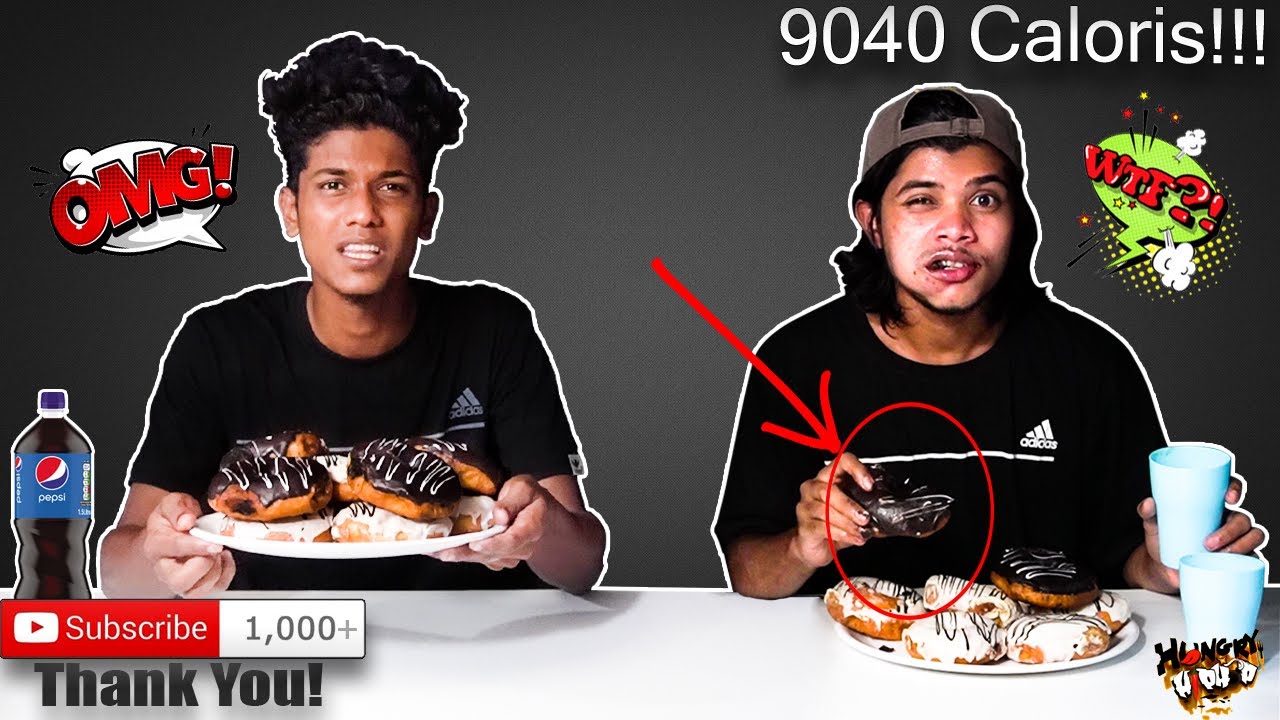 Donuts Challenge First Time In KERALA ( Malayalam )  |HUNGRY HIP HOP|