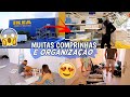 FOMOS NA IKEA FAZER COMPRAS PRO APÊ, ORGANIZANDO AS COISAS e MONTANDO MÓVEL ♥ - Bruna Paula