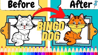 how to draw a dog kids step by step | drawing art for kids | Drawing for nursery kids.