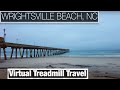 City Walks - Wrightsville Beach North Carolina Relaxing Virtual Beach Treadmill Walk - 4K