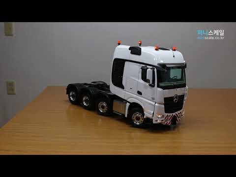 1/14.5-scaleart(스케일아트)-mercedes-benz-arocs(아록스)-slt-8x8-white