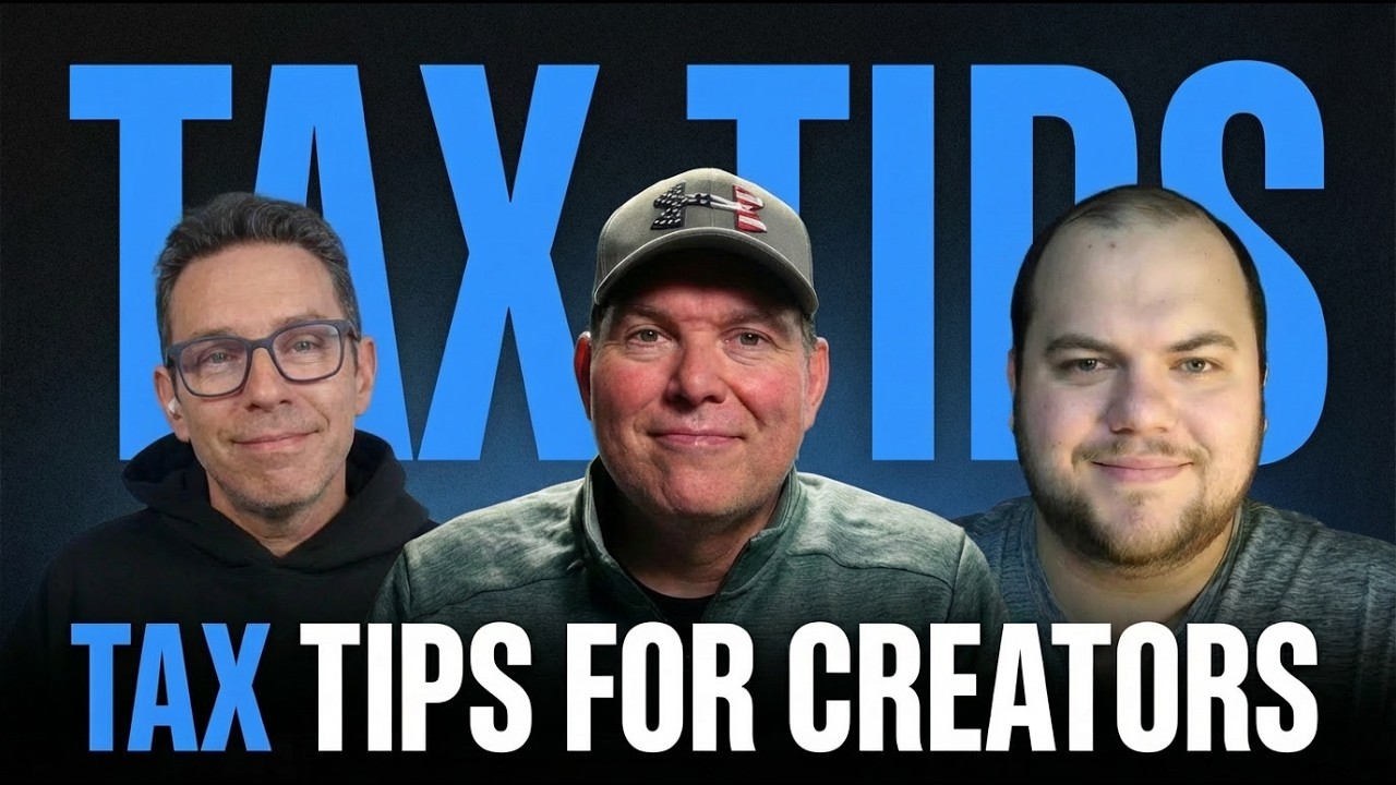 Tax Tips and Advice for Creators | Podcasting Morning Chat LIVE