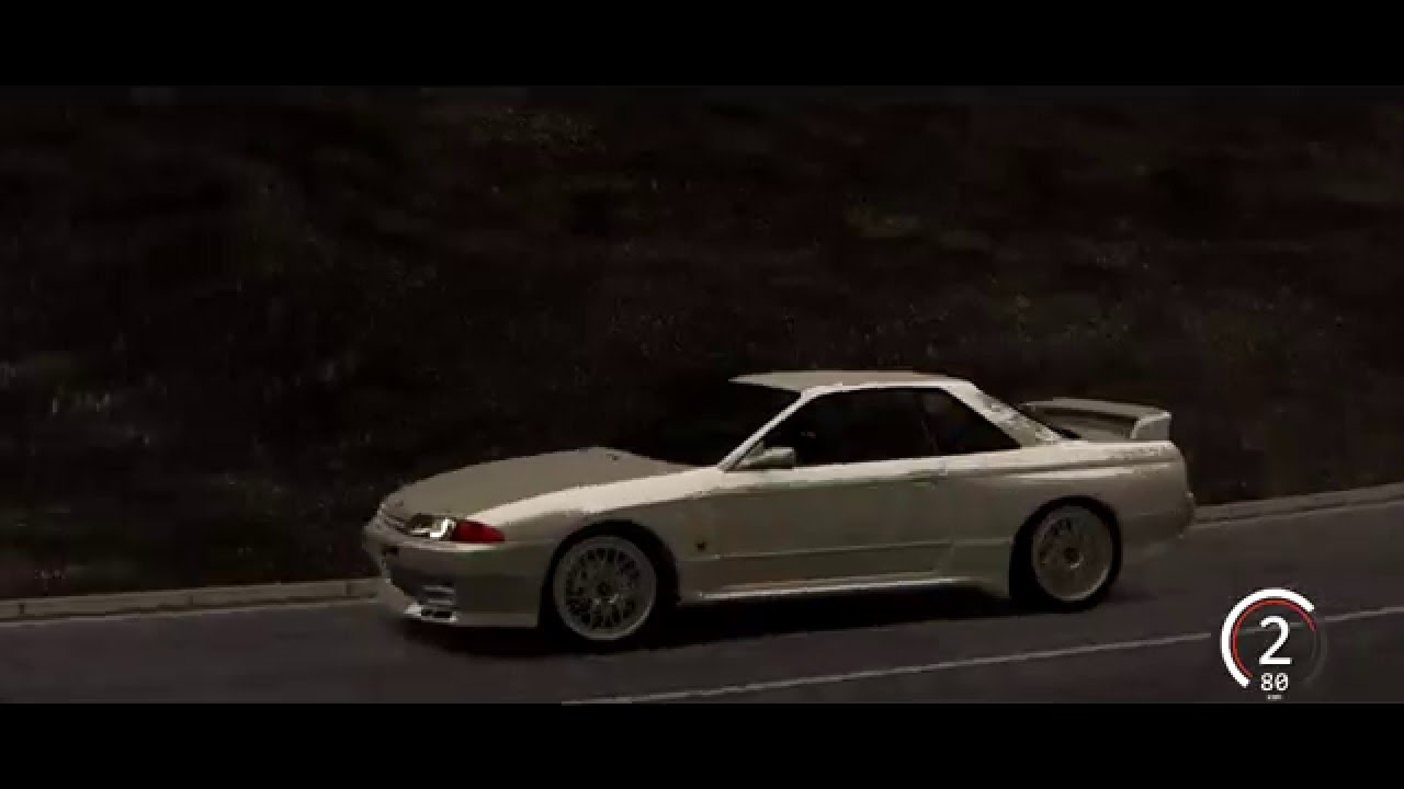 Assetto Corsa - NISSAN GTR R32 N1 - UPHILL AND DOWNHILL - YouTube