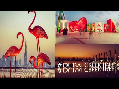 Dubai Creek Harbour ,Tourist Places In Dubai//Travel Vlog