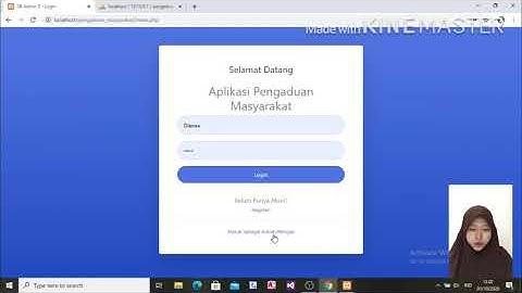 Aplikasi Pengaduan Masyarakat Berbasis Website💻