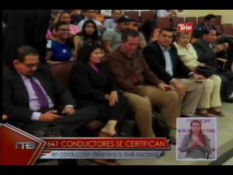 641 conductores se certifican en conducción defensiva a nivel nacional