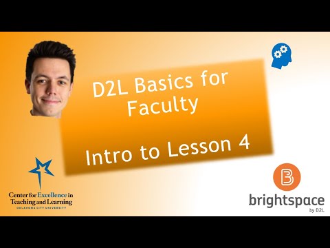 OCU D2L Basics Lesson 4 Intro