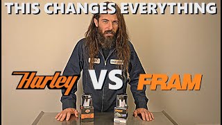 Harley Davidson Doesn't Want You to see inside the New Oil Filter - vs Fram