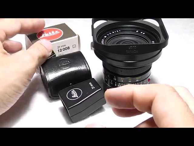 LEICA Elmarit-M 21mm f/2.8 2nd Generation + 21mm Viewfinder - YouTube