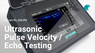 Ultrasonic Pulse Velocityecho Testing I Pundit Pl-200Pe