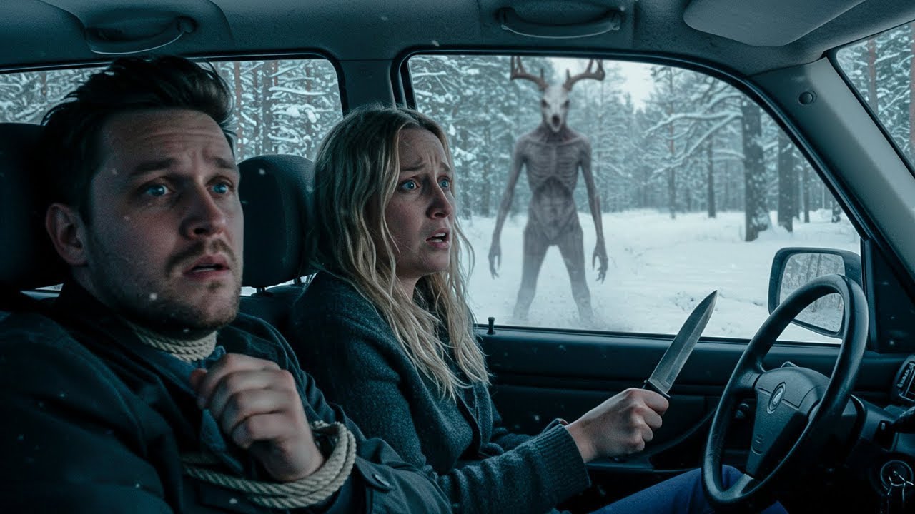 พายุหิมะช่วยหญิงสาวให้รอดพ้นจากการถูกลักพาตัว แต่กลับตกเป็นเป้าหมายของสิ่งมีชีวิตลึกลับในป่าแทน