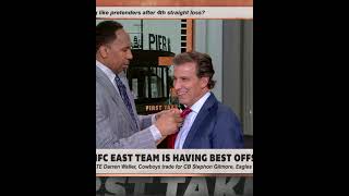 Stephen A. couldn’t stand to see Mad Dog’s tie like this 👔 #shorts