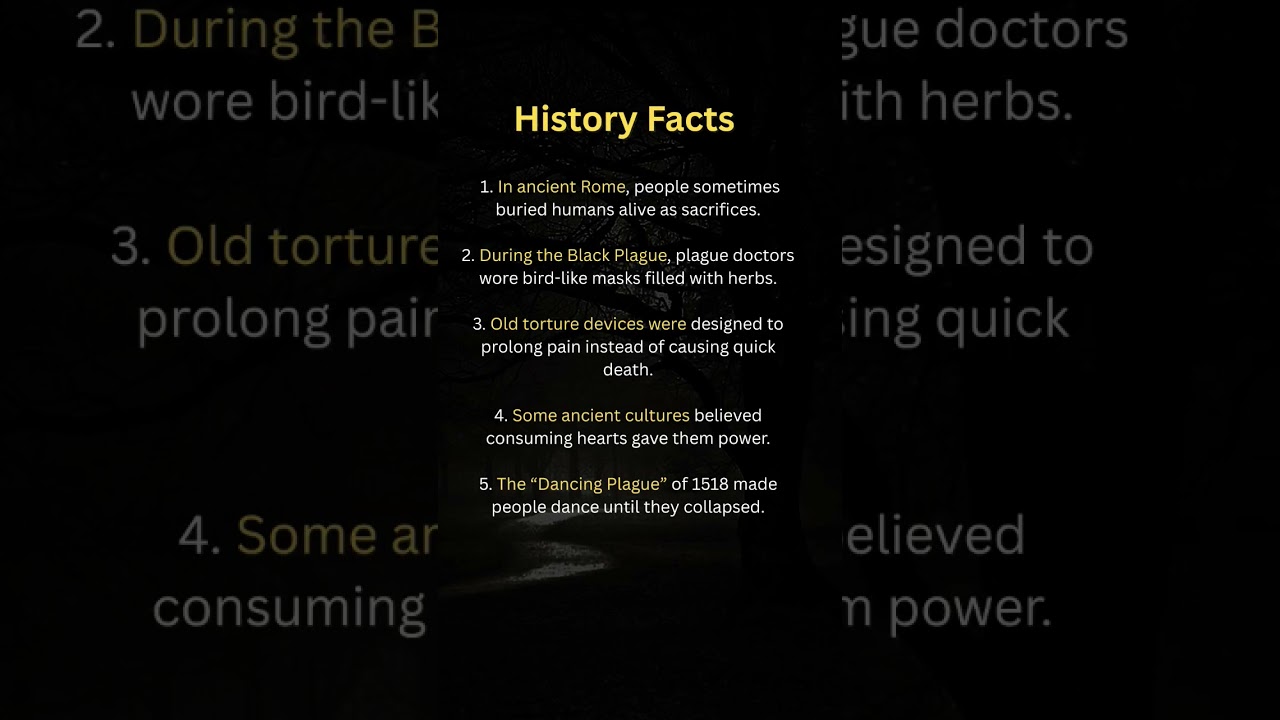 5 Shocking Dark History Facts You Didn’t Know 😱 #historyfacts #darkhistory #shockingfacts #shorts