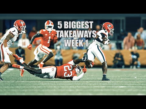 My 5 Biggest Takeaways From Week 1 Of The 2021 College Football Season