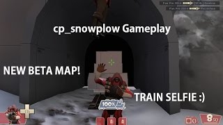 TF2 Gameplay - New Beta Map! (cp_snowplow)