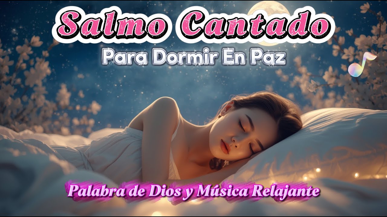 Salmos Cantados para Dormir en Paz | Palabra de Dios y Música Relajante ...