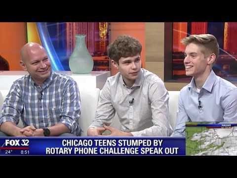 Our Rotary Phone Interview on Fox 32 Chicago.