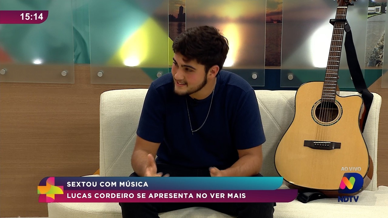 Lucas Cordeiro conta sua história na música no Sextou do Ver Mais