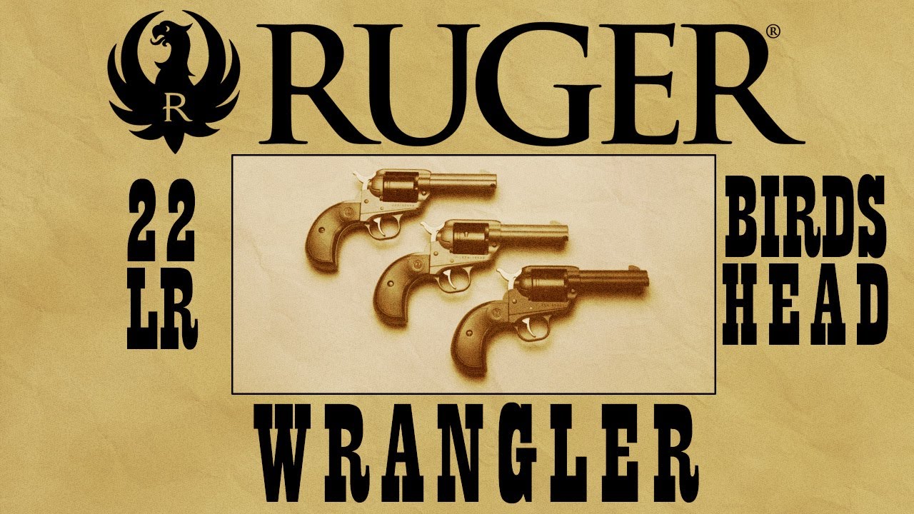Poignées Birdshead Pour Ruger Wrangler Et Super Wrangler - Acrylique, Style Vintage, Neuf