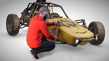How to make Buggy from PUBG.a steering rack of pillar and spring Part 3