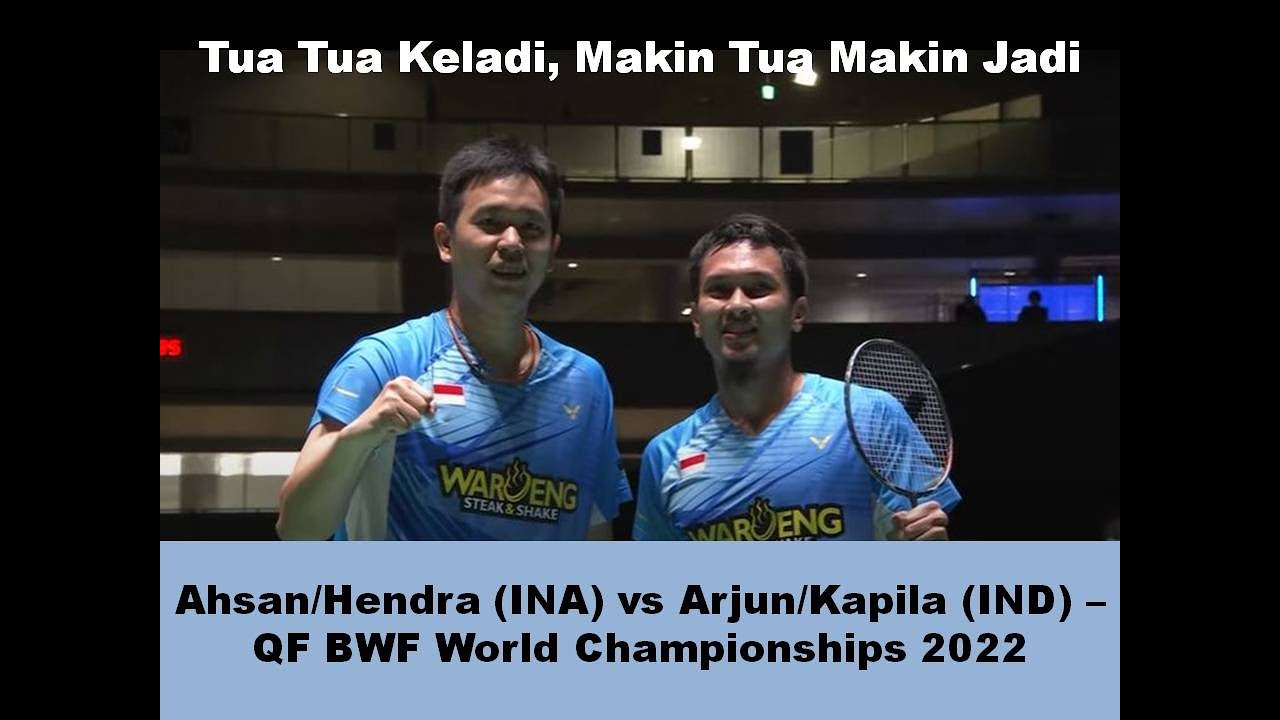 M. Ahsan/Hendra Setiawan (INA) vs M.R. Arjun/Dhruv Kapila (IND): QF ...