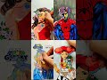 Drawing Spider-Man, Moana, Rosalina, Jessie in different Levels #drawing #shorts #art