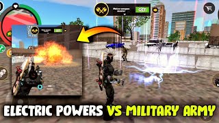 I Fought With MILITARY ARMY By ELECTRIC POWERS In Rope Hero screenshot 3