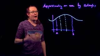 Approximating an area by rectangles | Calculus (integration)