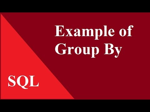 How to Use Group By with Aggregate Function Count - YouTube