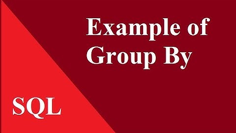 How to Use Group By with Aggregate Function Count