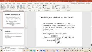 9 SIMPLE INTEREST  TREASURY BILL