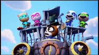 Talking Tom Hero Dash Discover All The Heroes - New Update - All Bosses Fights - Gameplay(B.G gamer) screenshot 3