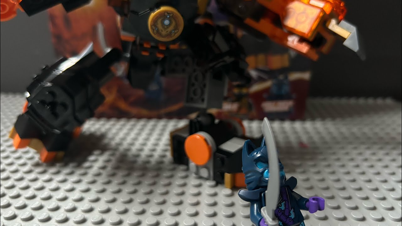 Lego Ninjago 2024 71806 Cole’s Elemental Earth Mech speed build